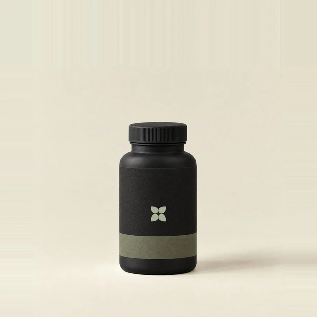 Beispielbild: Magnesium Bisglycinat, 120 Caps, schwarz